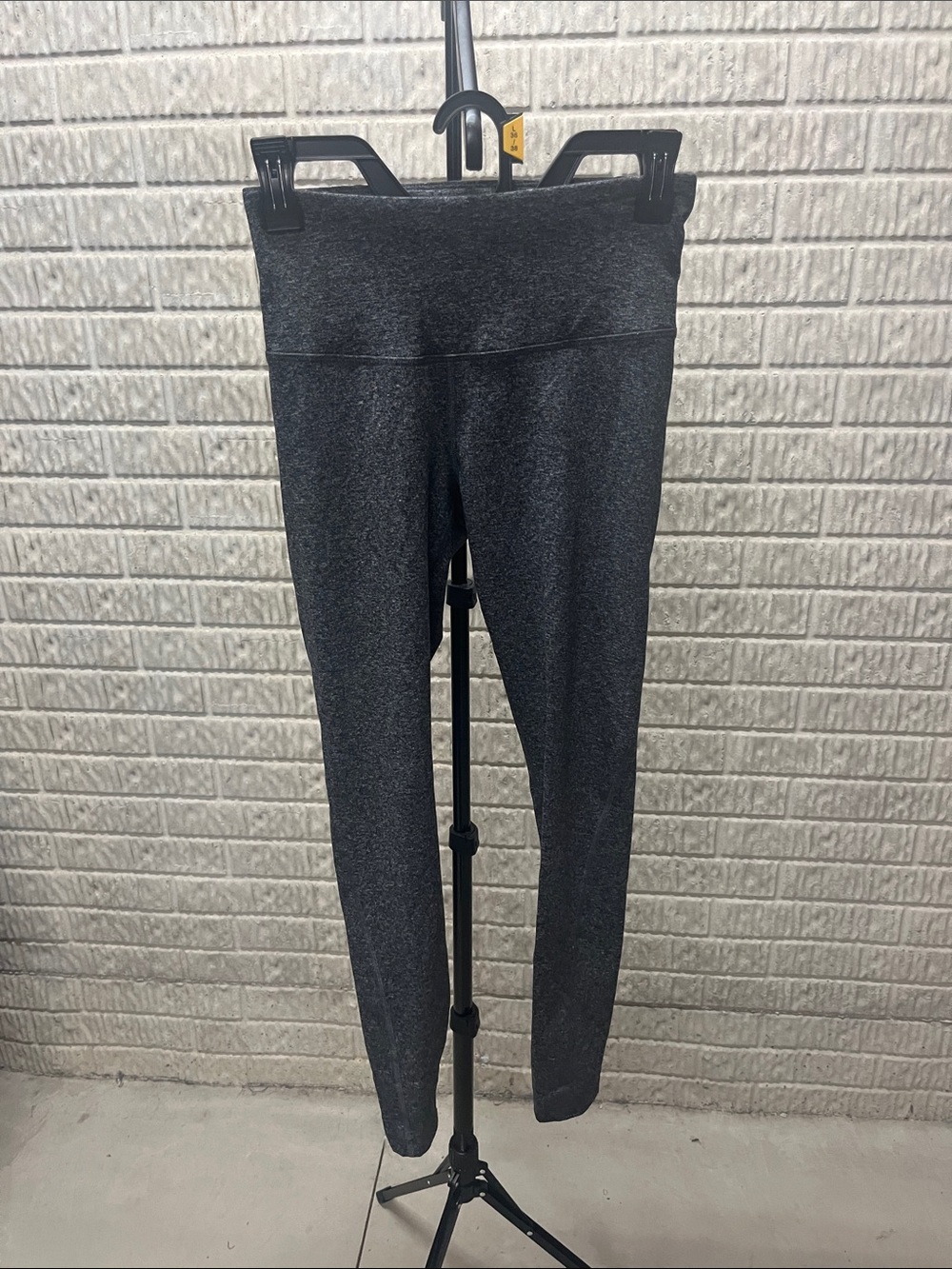 Old Navy Heathered Charcoal High-Rise Leggings